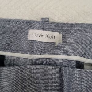 Calvin Klein Blue Chambray Pants